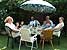 Lunch in the garden (taken by Kim)